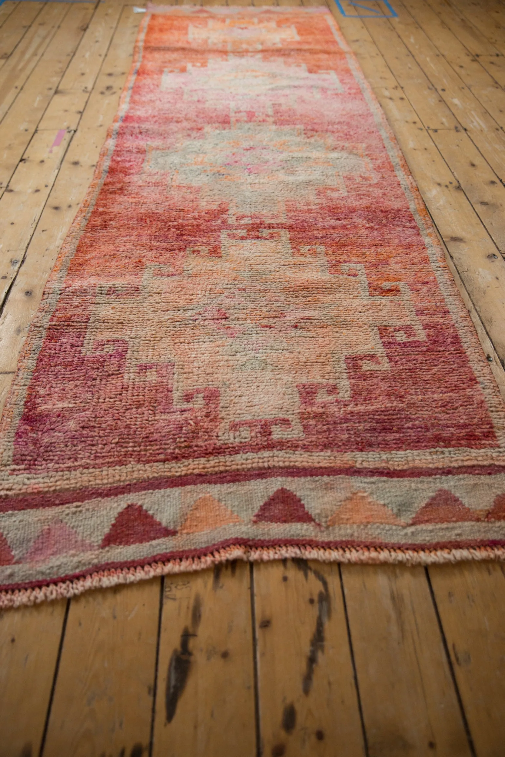 3x11 Vintage Distressed Kurd Rug Runner