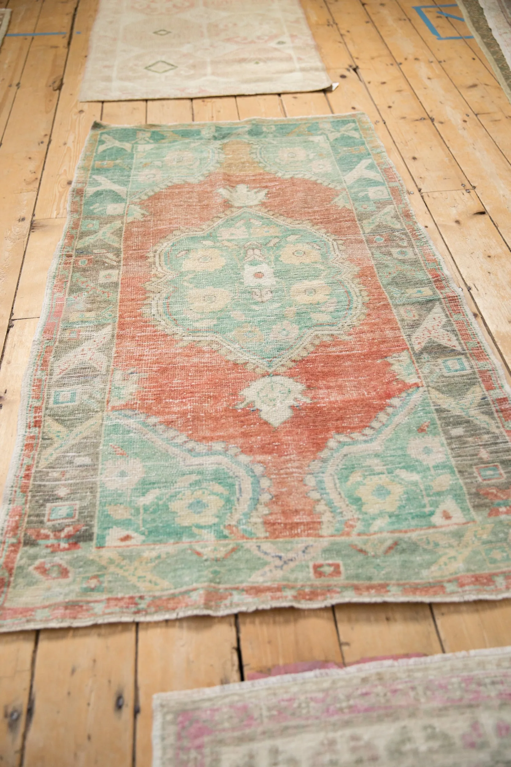3x5.5 Vintage Distressed Oushak Rug