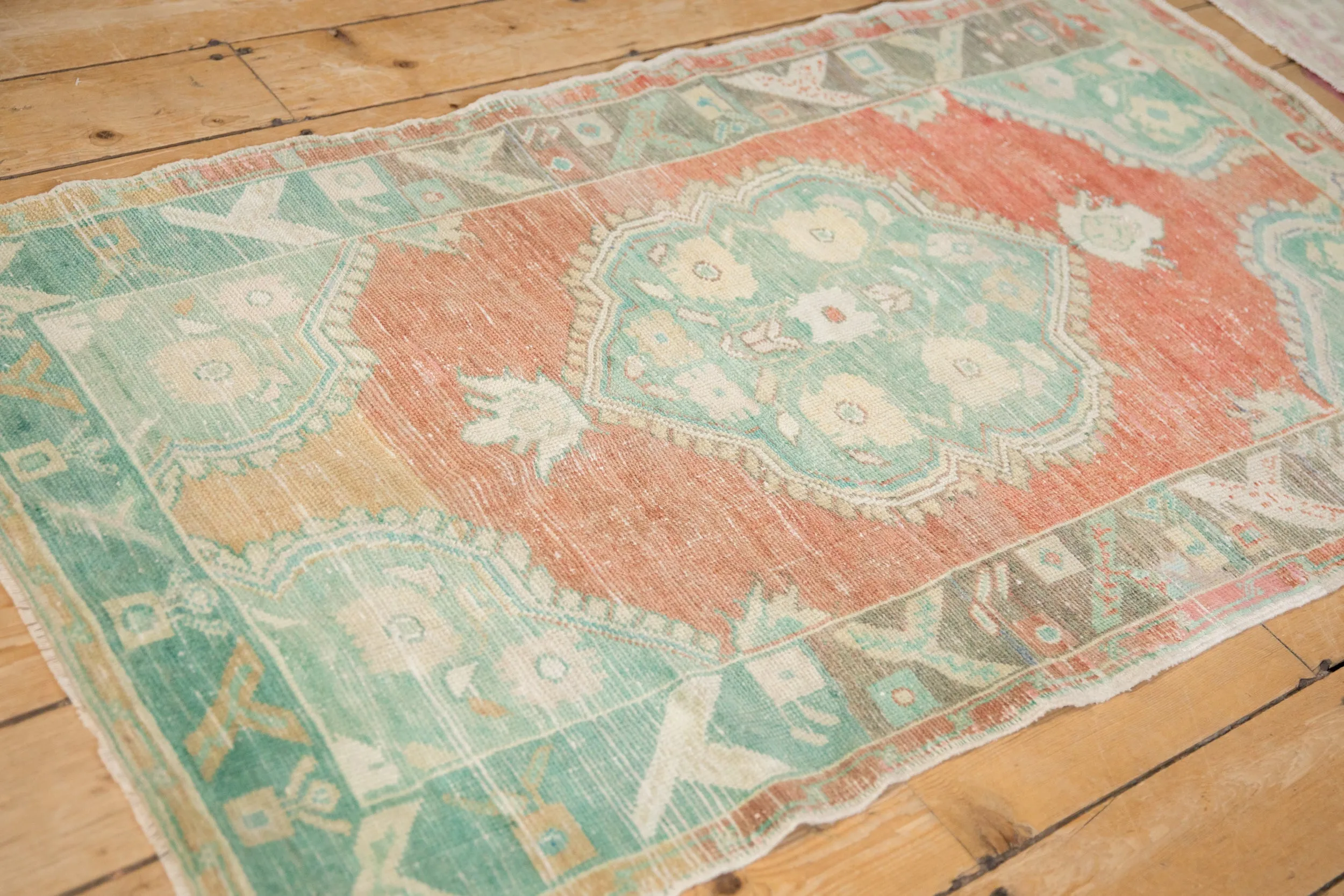 3x5.5 Vintage Distressed Oushak Rug