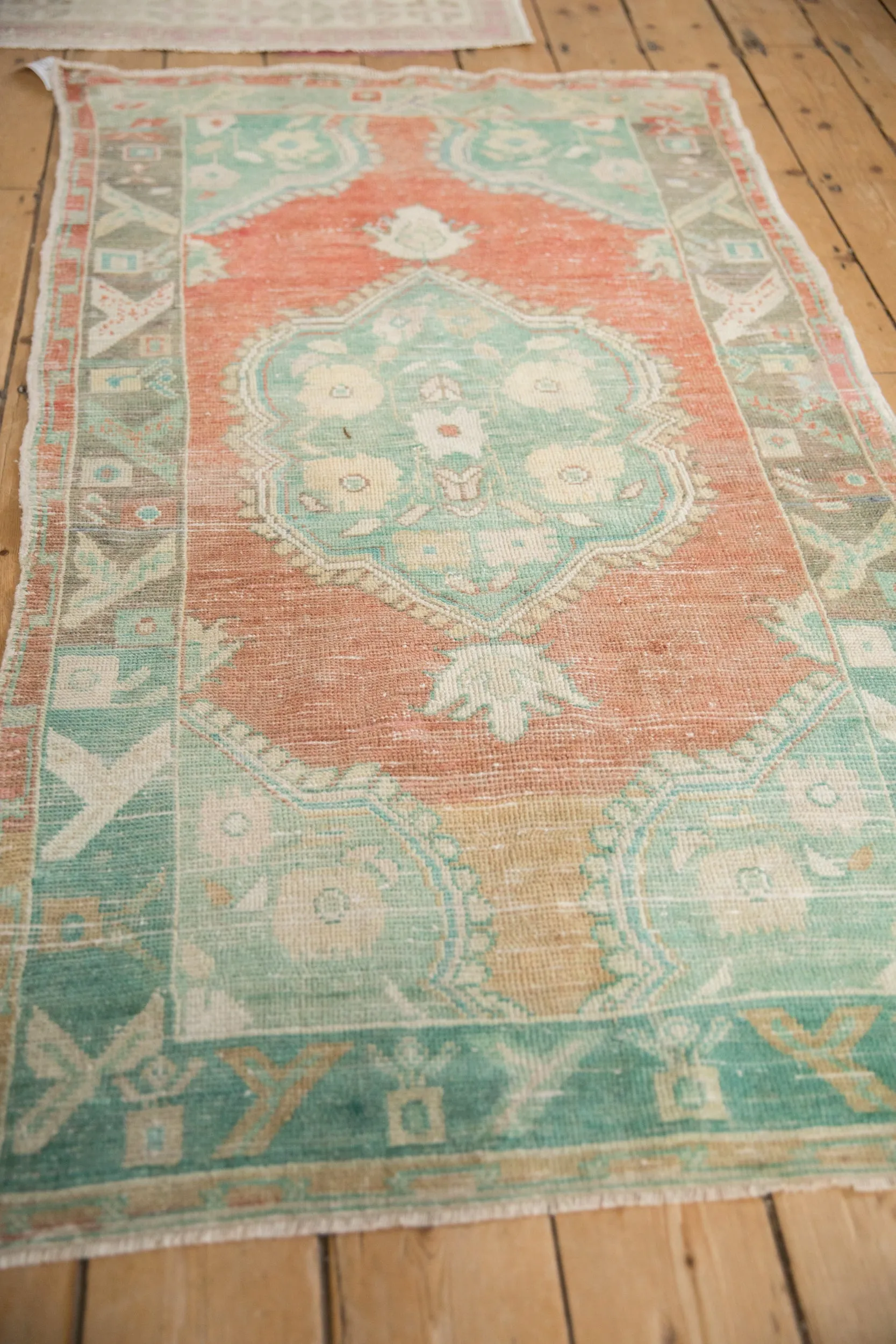 3x5.5 Vintage Distressed Oushak Rug