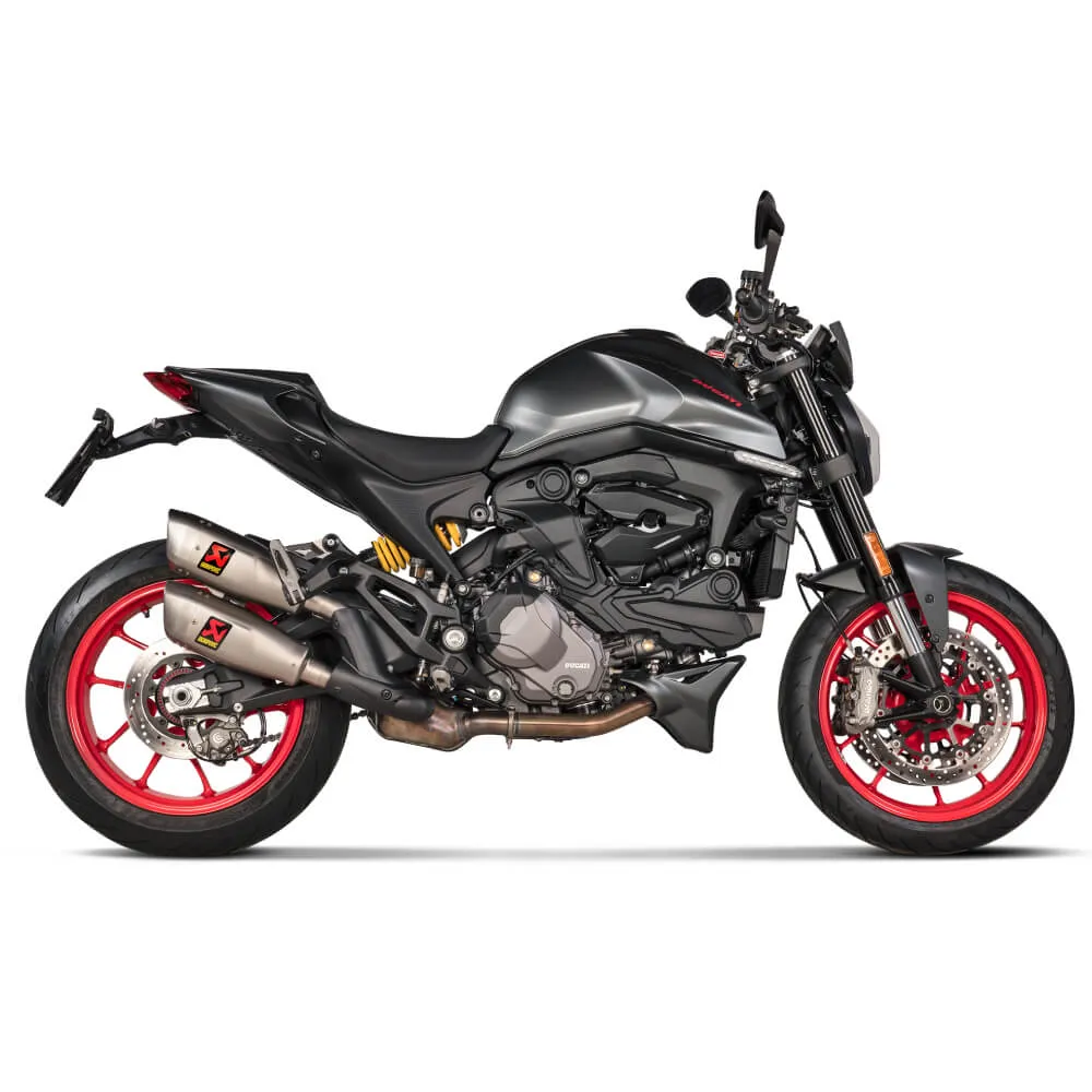 Akrapovic Titanium Twin Silencer Slip-On Kit S-D9SO17-HCQT