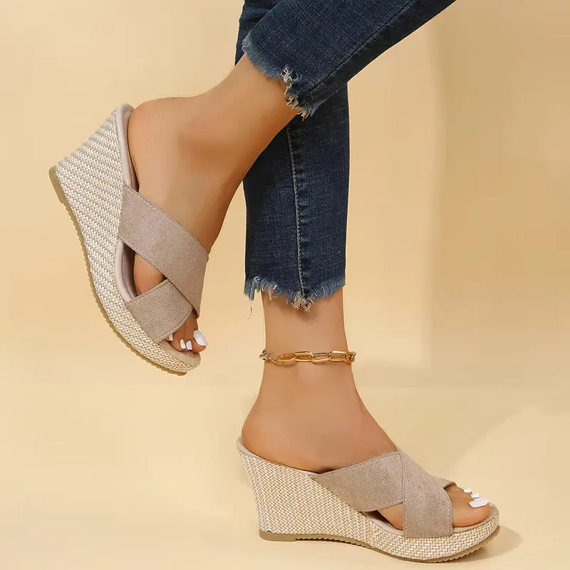 Almina | Comfort Wedge Sandals