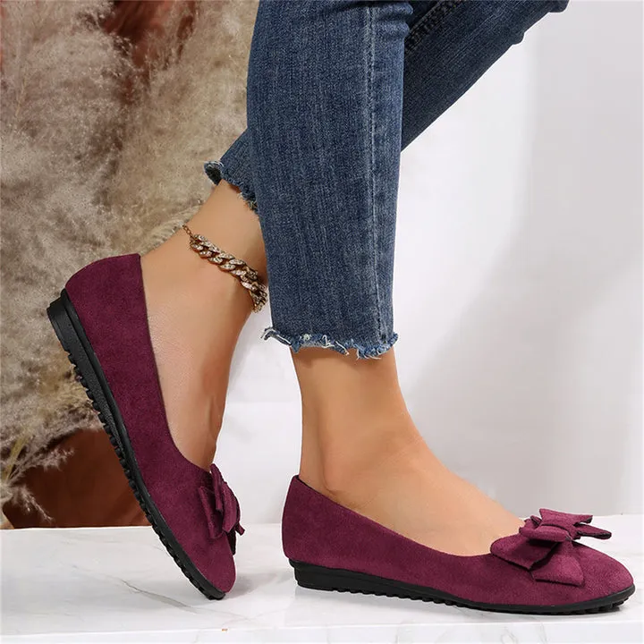 Amalyn™ - Classic Quilted Bow Flats