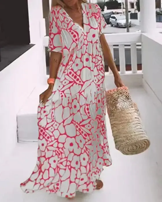 Andrea | Floral Swing Dress