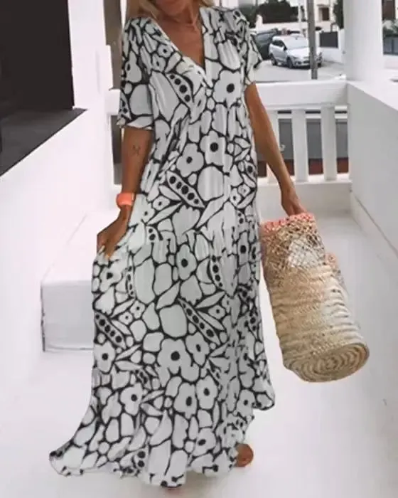 Andrea | Floral Swing Dress