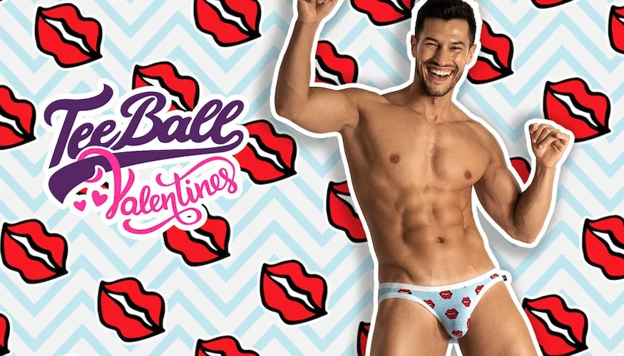 Aussiebum Teeball Luscious Brief Calzoncillos de Deliciosos Labios