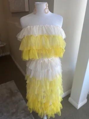 Bandu Ruffle Skirt Set FINAL SALE