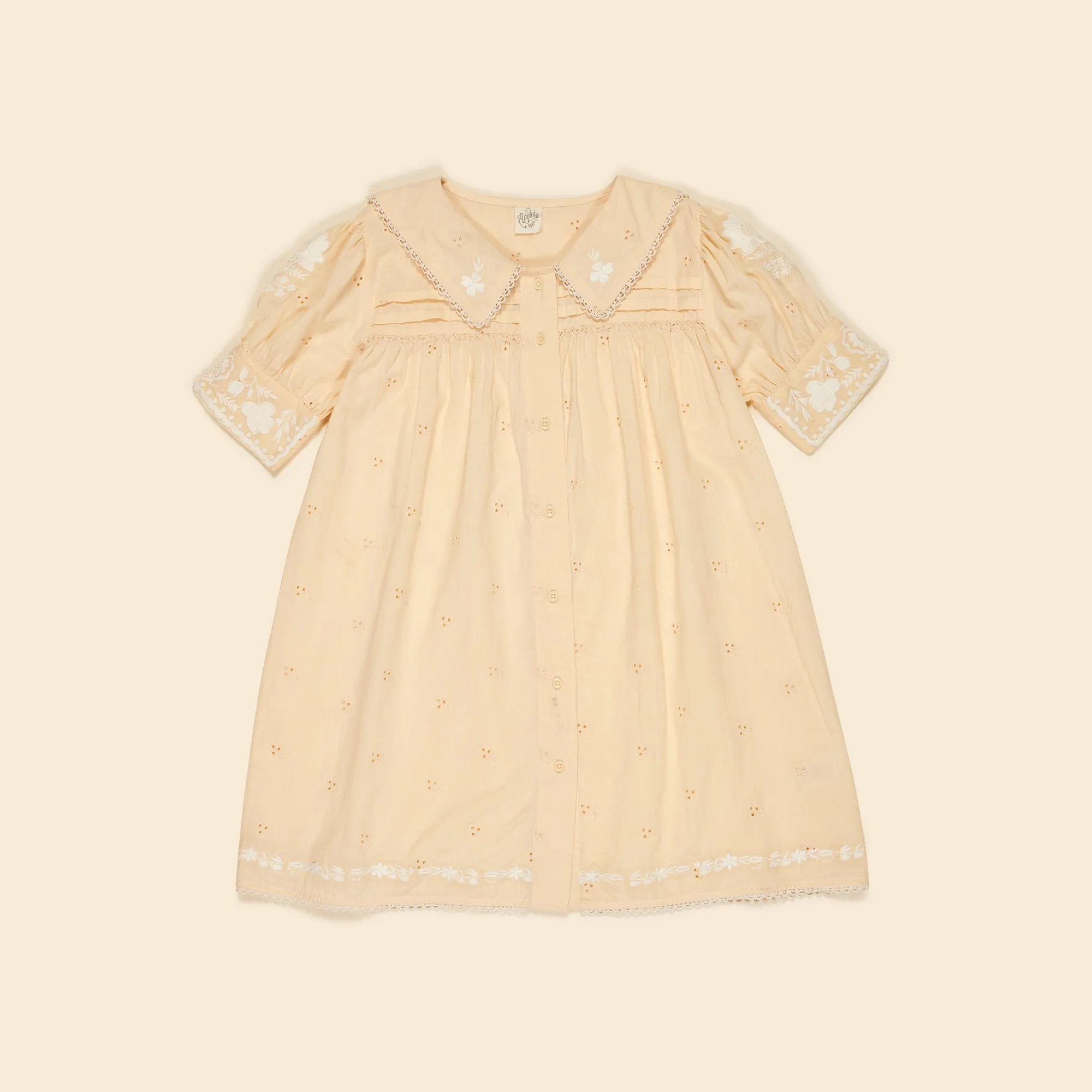 Bette Dress - Milk Broderie Anglaise