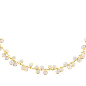 Bezel Dangling Choker