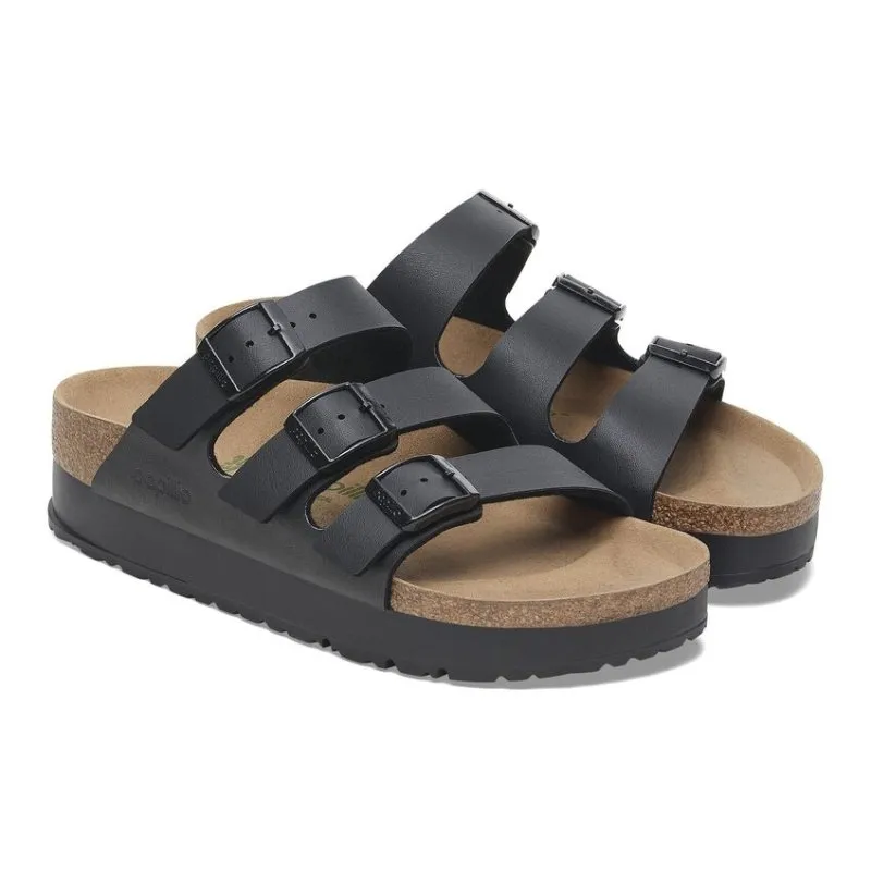 Birkenstock Florida Flex Platform - Black Birko-Flor