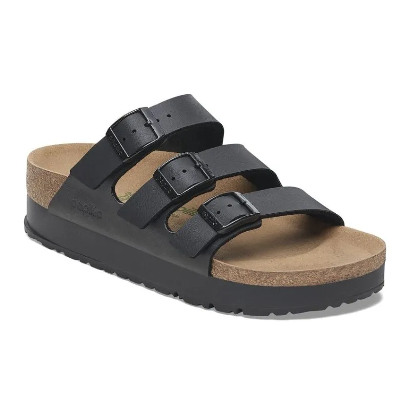 Birkenstock Florida Flex Platform - Black Birko-Flor