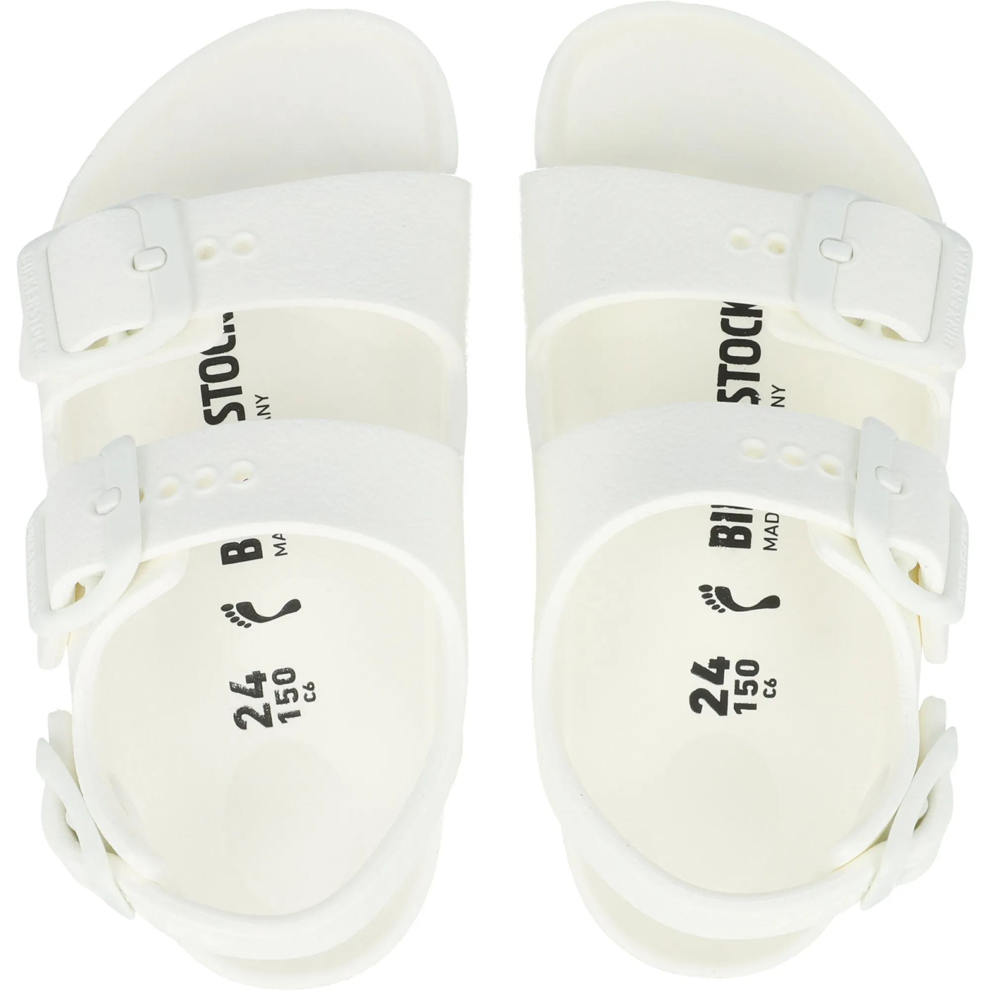 Birkenstock Milano Kids White Sandals