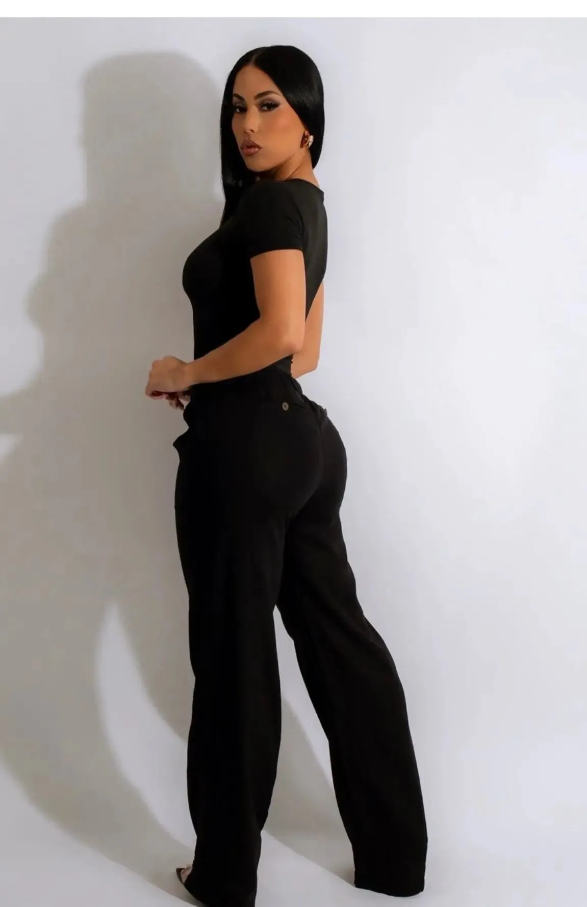 Black Linen Pants for Women