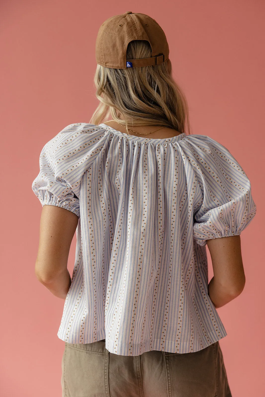 Blowing Smoke Button Down Blouse