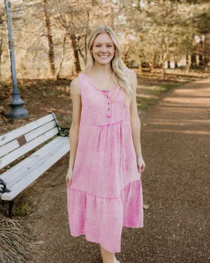 Bubble Gum Yum Mineral Wash Dress