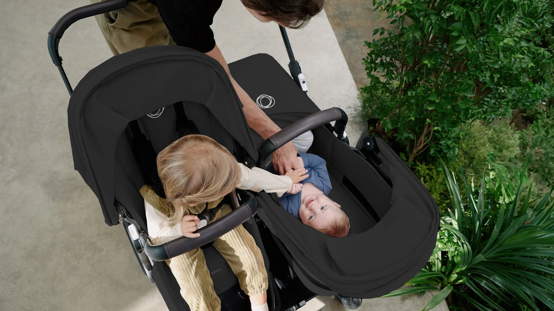 Bugaboo Donkey5 Mono Complete Stroller - Black Frame/Misty White