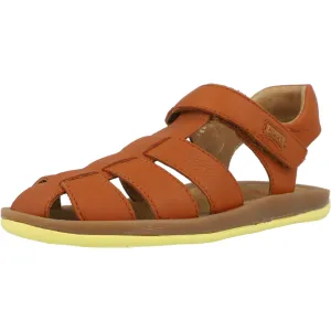 Camper Kids Bicho Medium Brown Leather Sandals