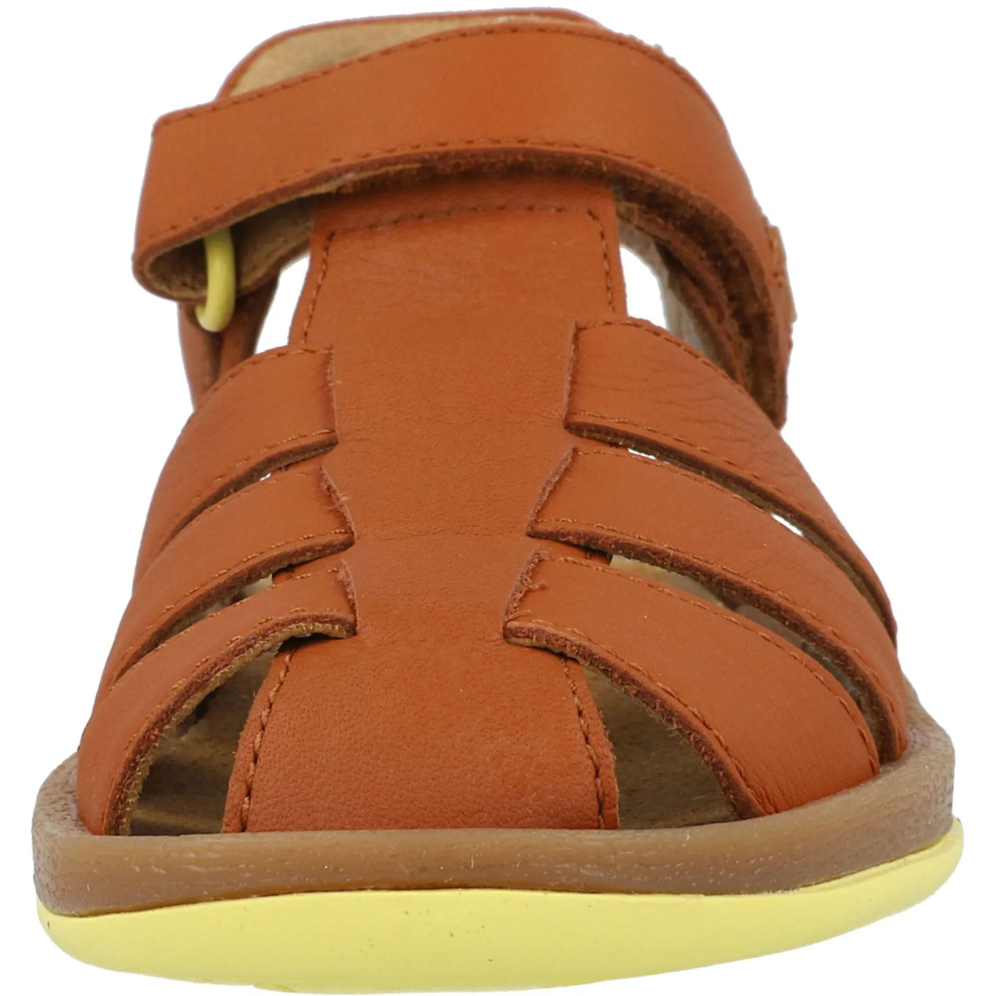 Camper Kids Bicho Medium Brown Leather Sandals