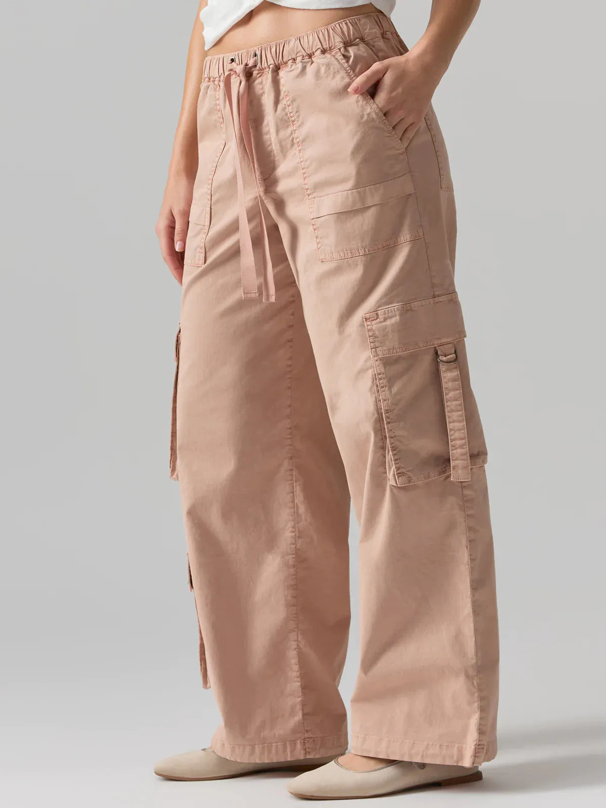 CARGO PANT - DUSTY PINK