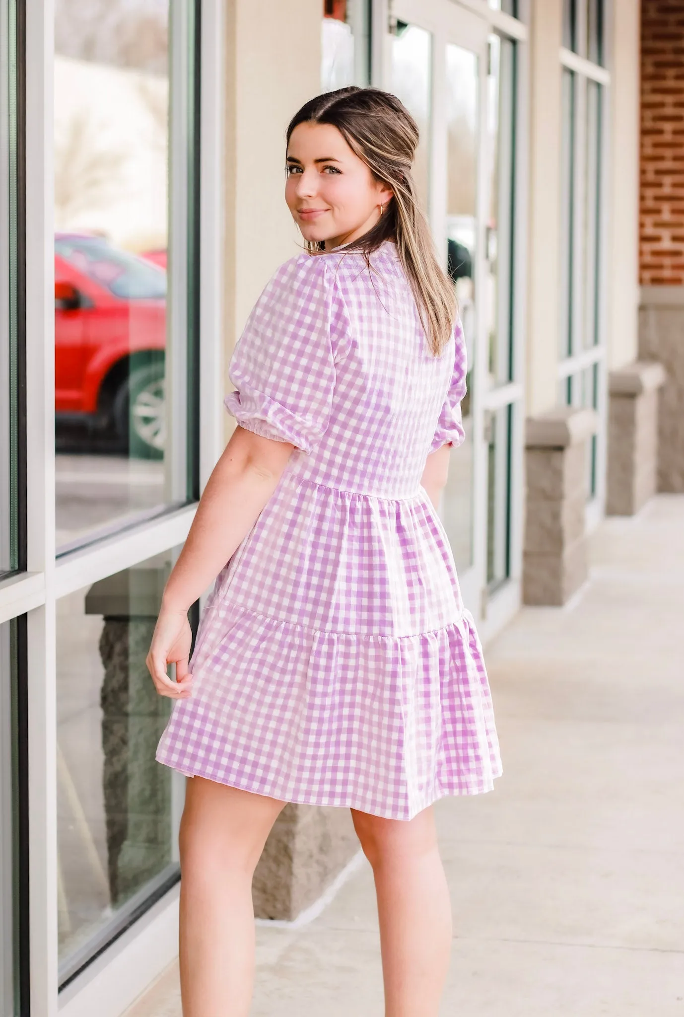 Cheers to a Good Time Dress in Purple