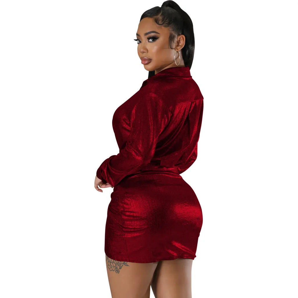 Chic and Flirty V-Neck Dress with Effortless Style for Everyday Glam
