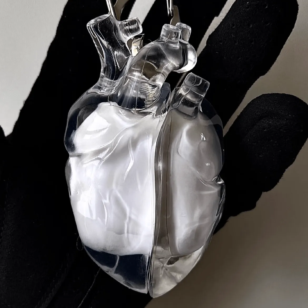 Chic Transparent Heart Liquid Silicone AirPods Earphone Case
