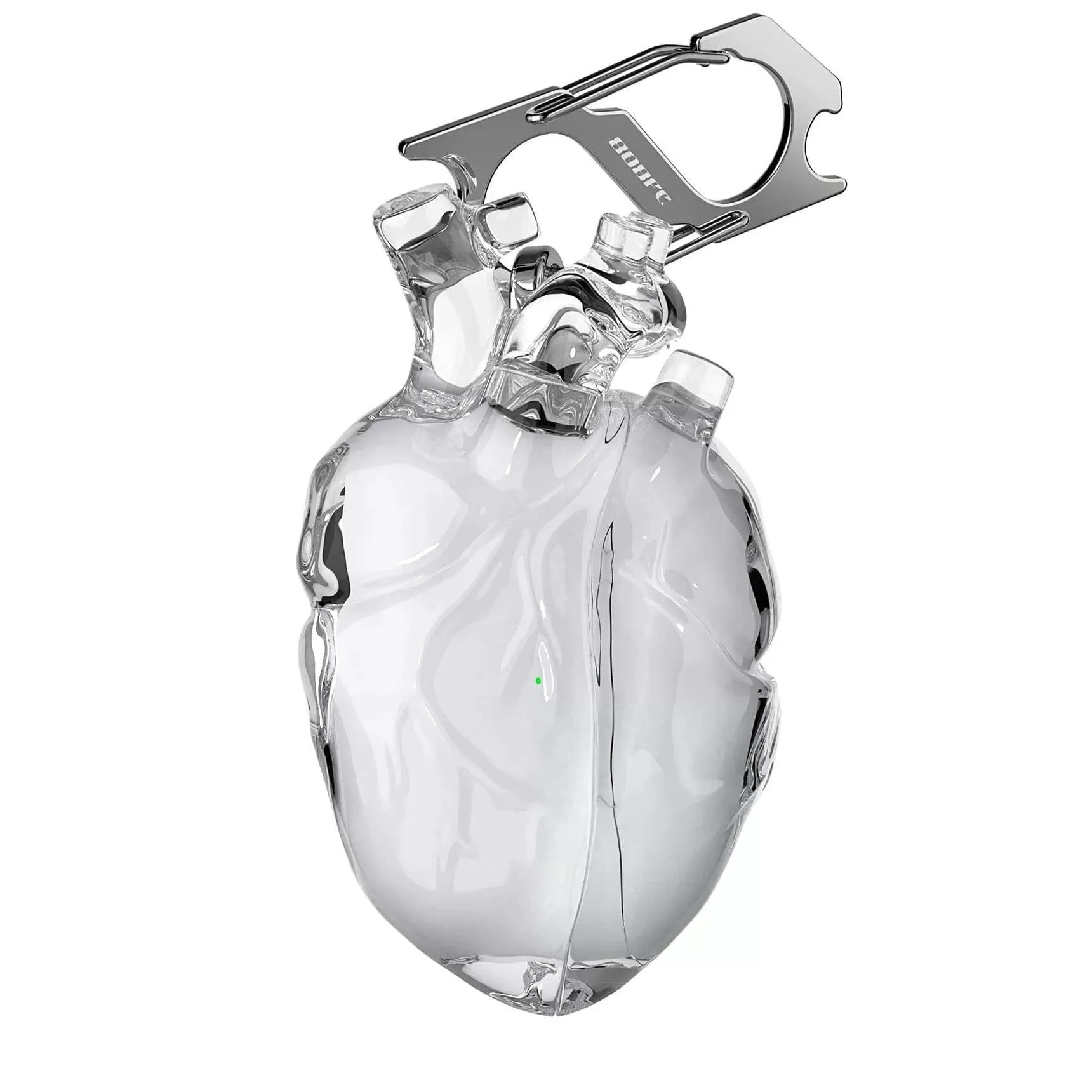 Chic Transparent Heart Liquid Silicone AirPods Earphone Case