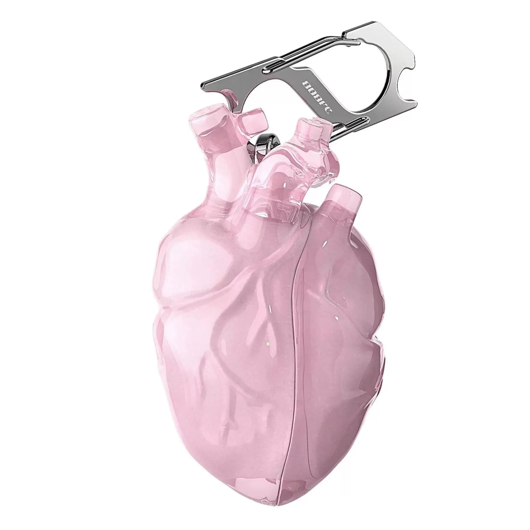 Chic Transparent Heart Liquid Silicone AirPods Earphone Case