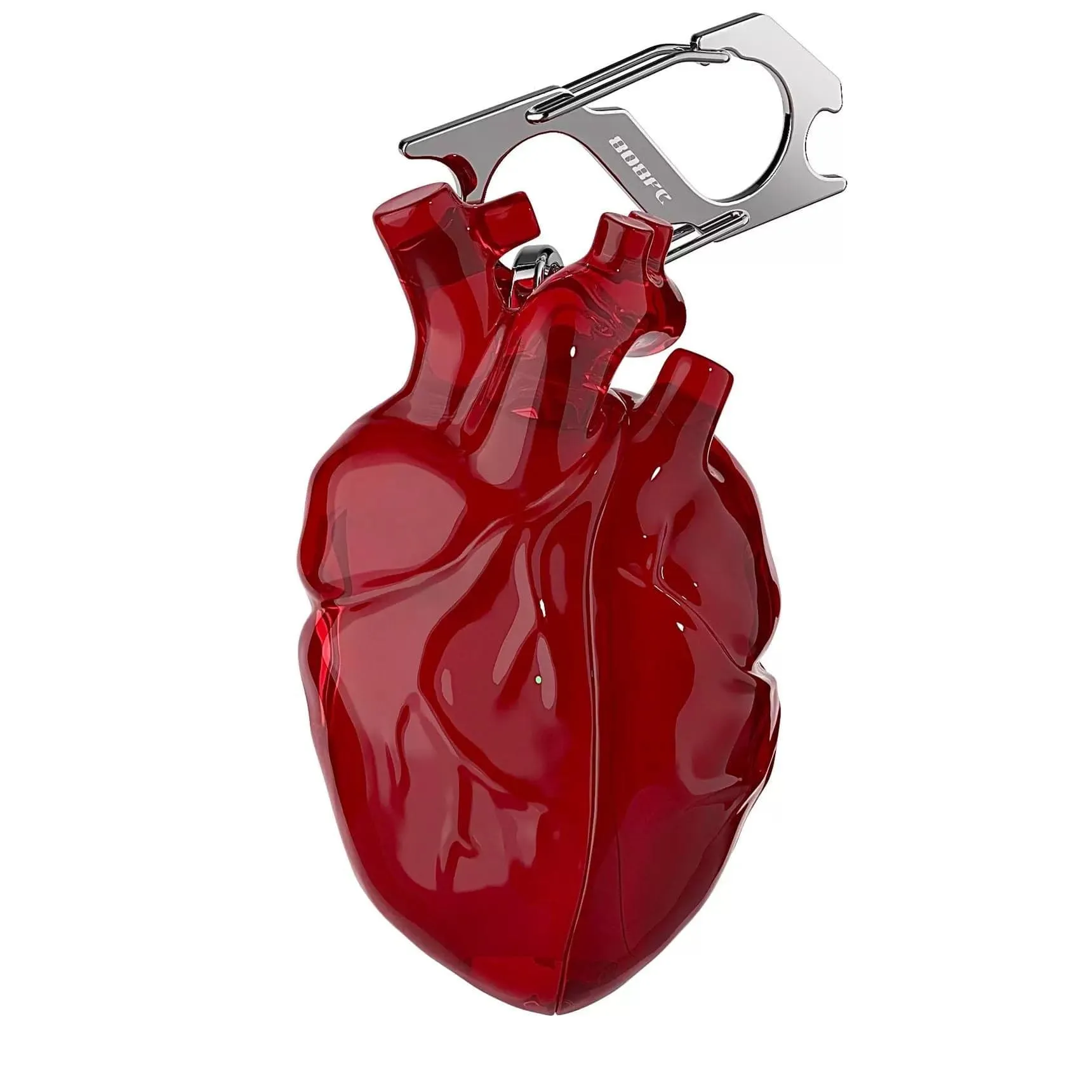 Chic Transparent Heart Liquid Silicone AirPods Earphone Case