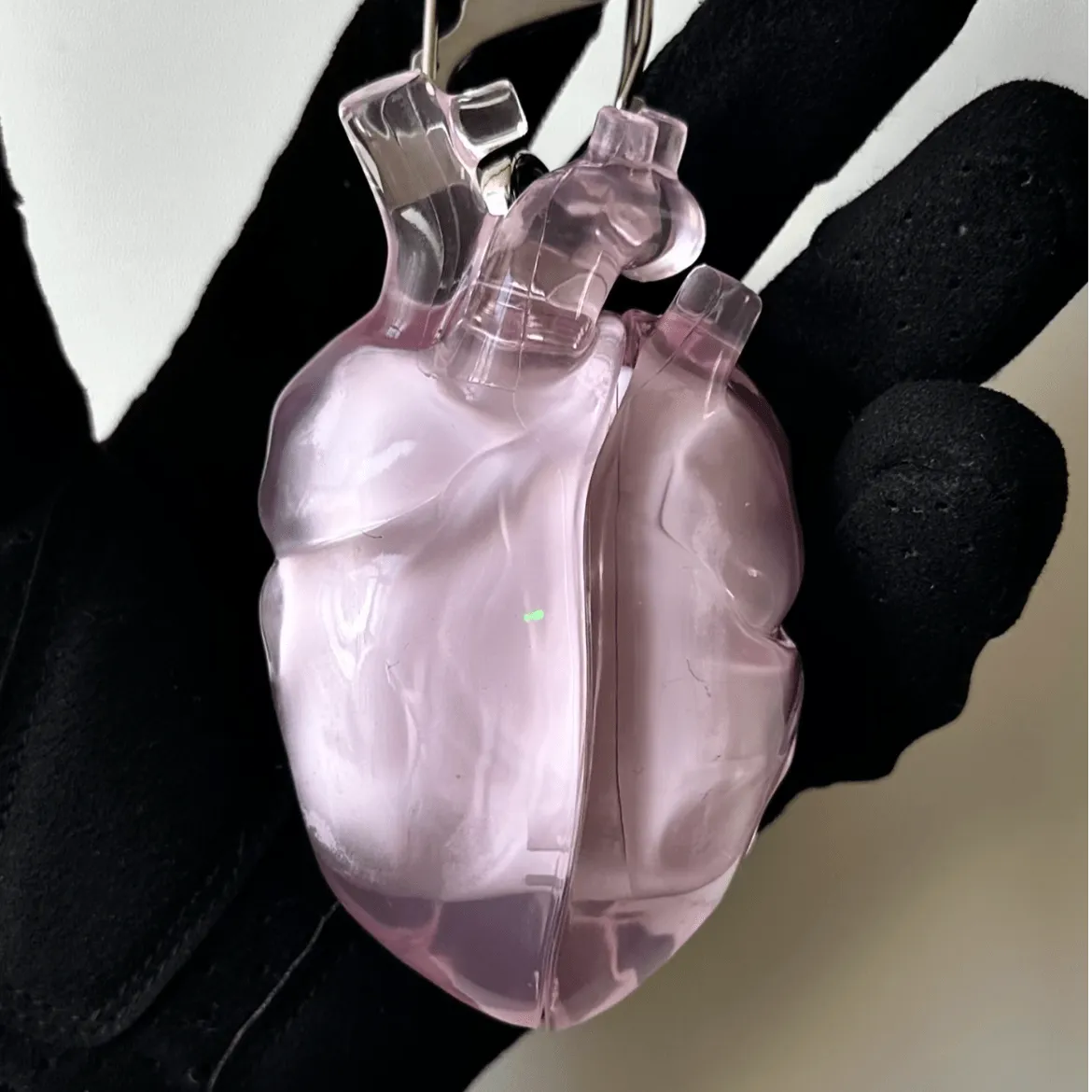 Chic Transparent Heart Liquid Silicone AirPods Earphone Case