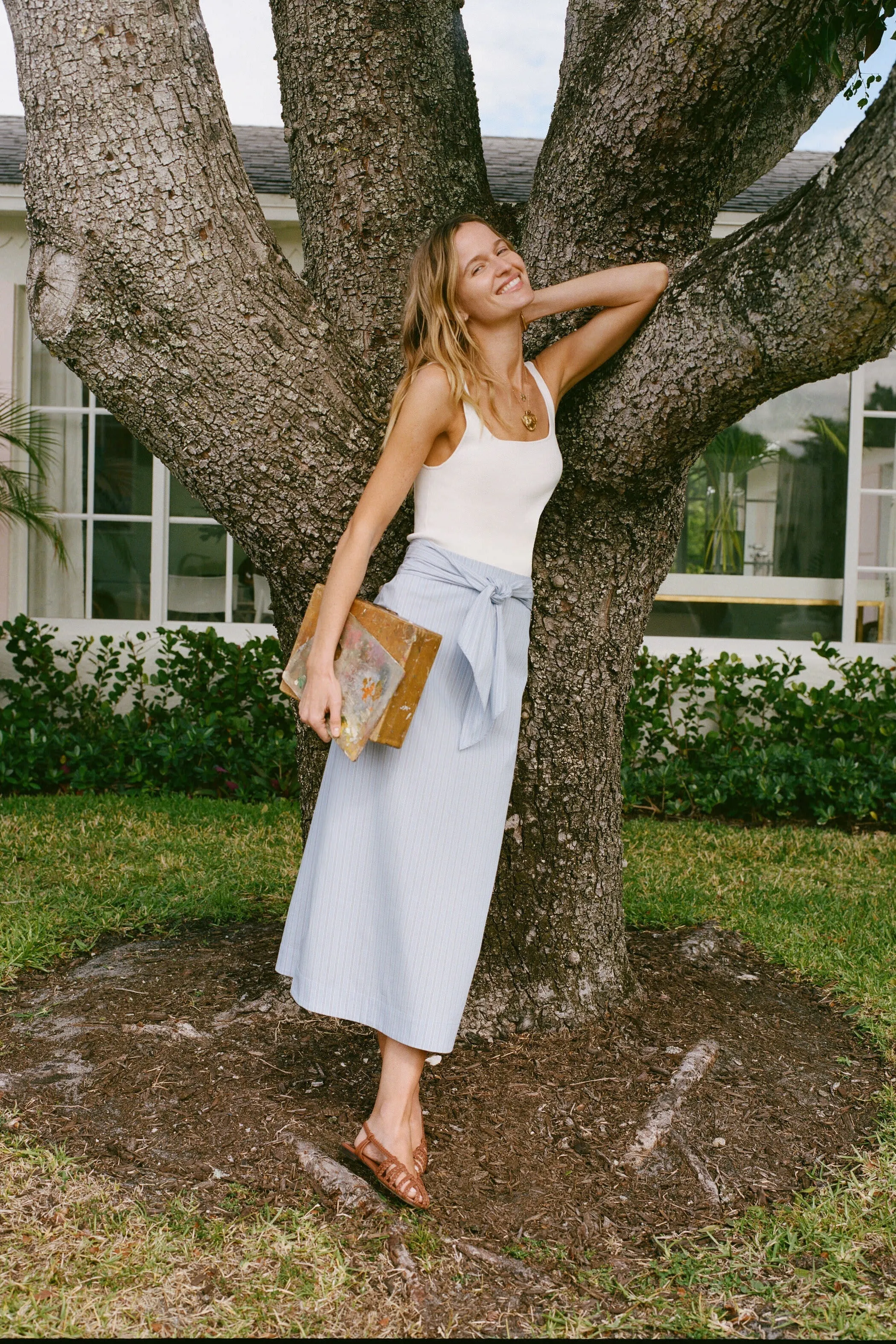 Cognac Anabel Sandals