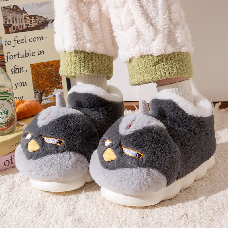 Cozy Plush Bird Slippers – Cute, Warm & Ultra-Comfy