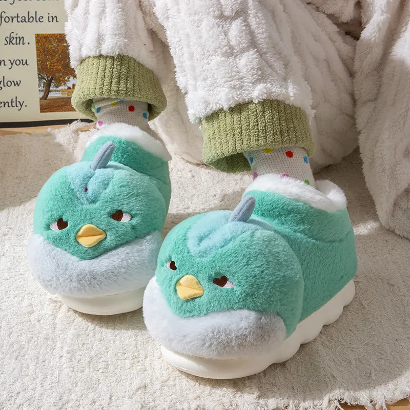 Cozy Plush Bird Slippers – Cute, Warm & Ultra-Comfy