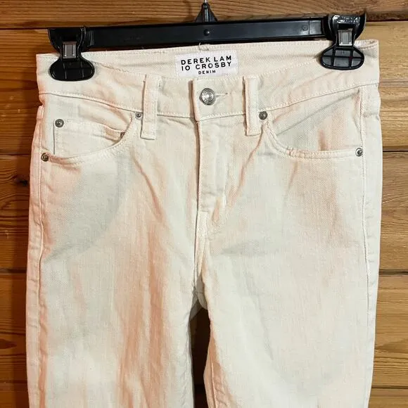 DEREK LAM 10 CROSBY Jane Flip-Flop Flare Jeans 23