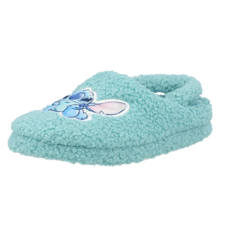 Disney Stitch Green Kids Slippers