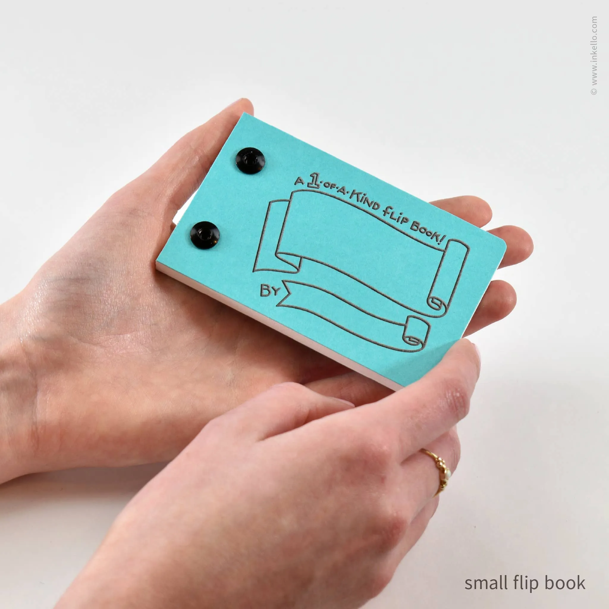 Draw-Your-Own Flip Book   Pencil (#316): Apple Green / Small