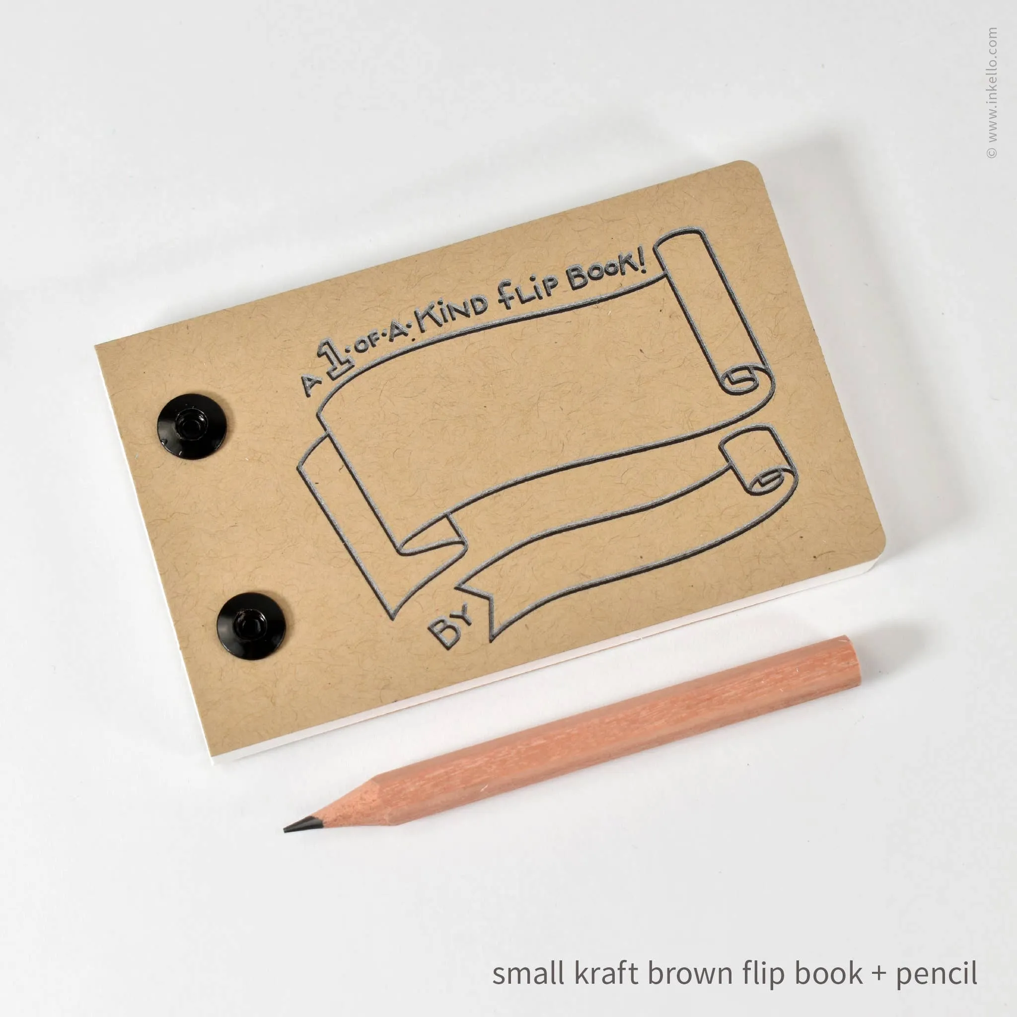 Draw-Your-Own Flip Book   Pencil (#316): Apple Green / Small