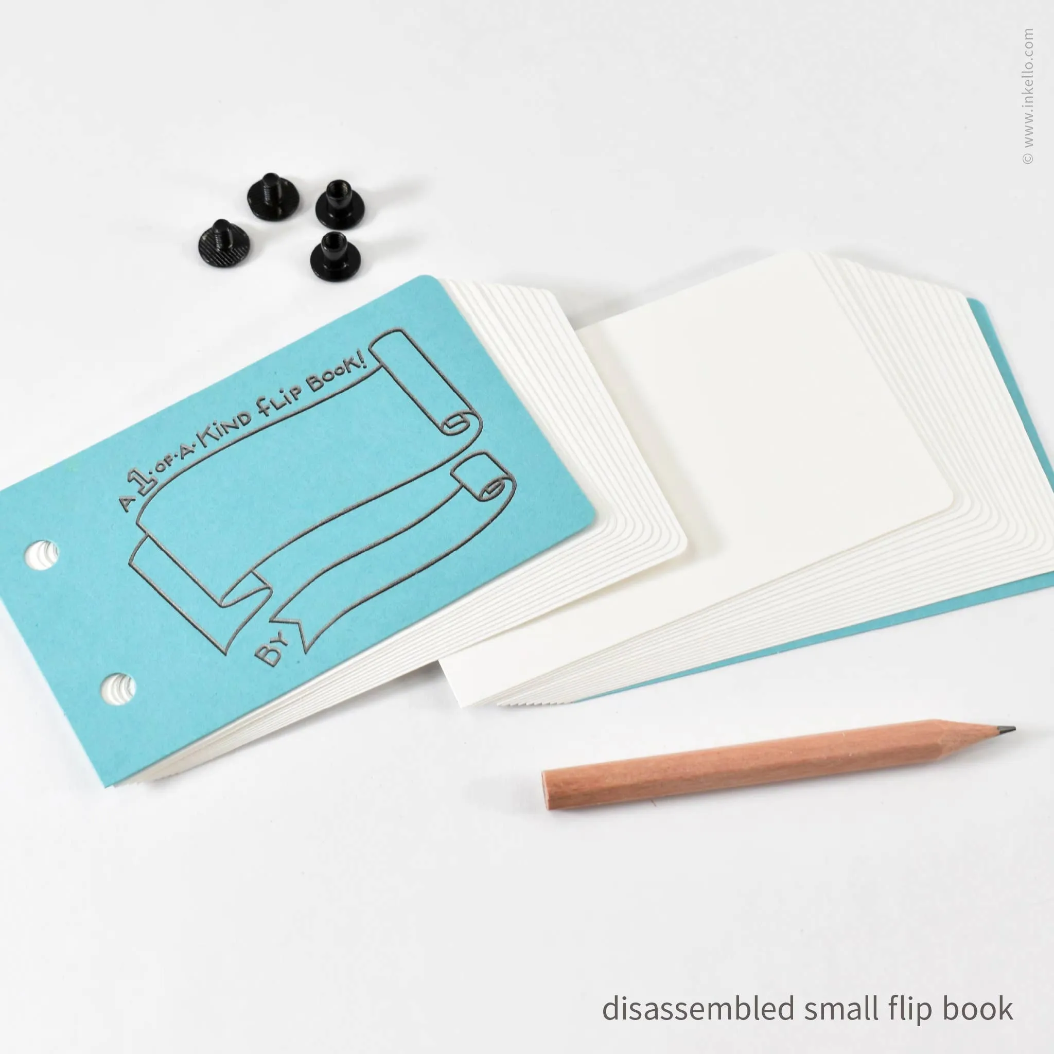Draw-Your-Own Flip Book   Pencil (#316): Apple Green / Small