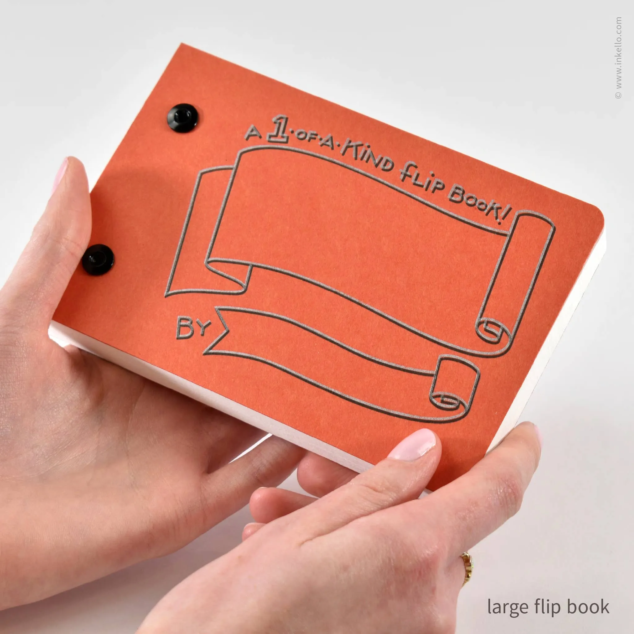 Draw-Your-Own Flip Book   Pencil (#316): Apple Green / Small