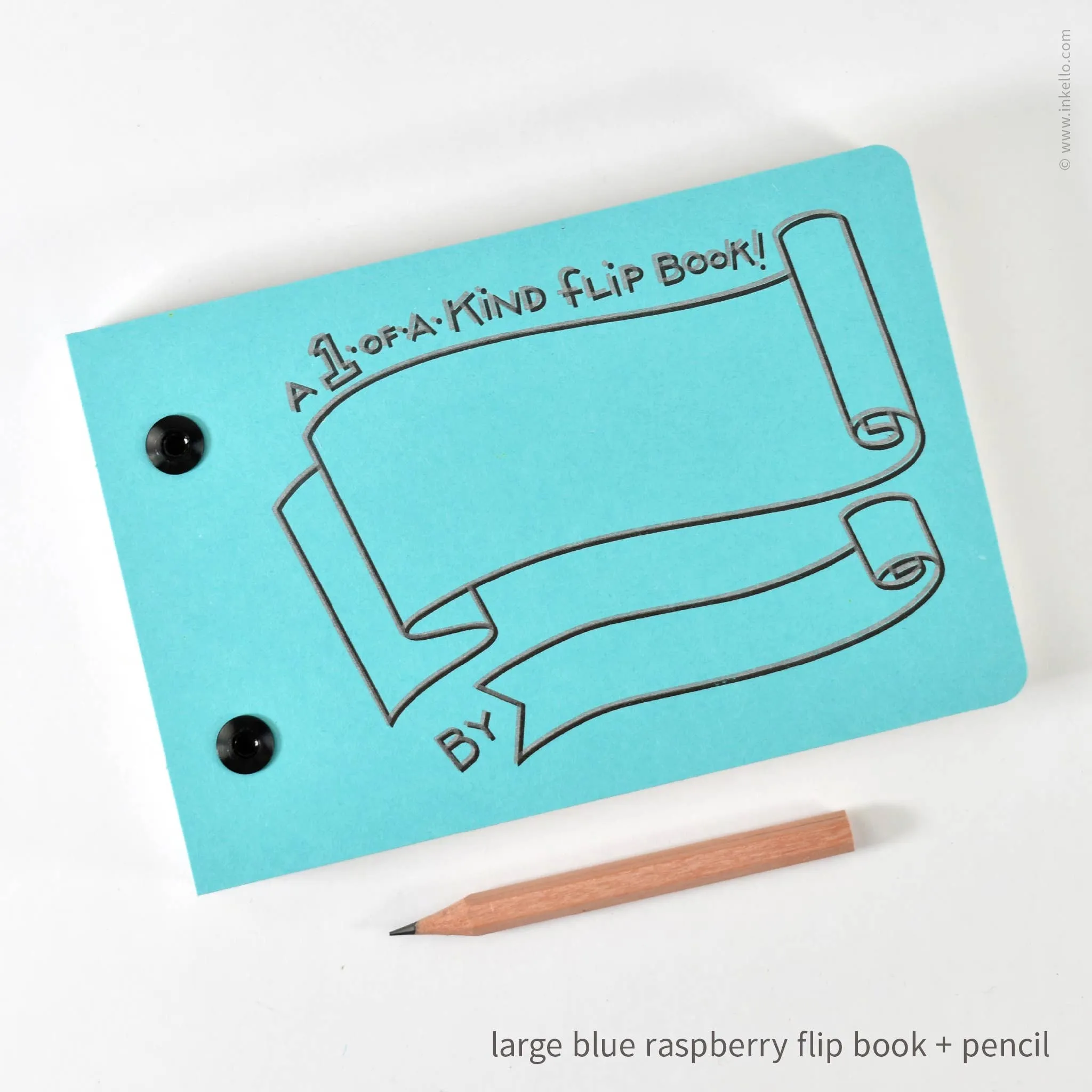Draw-Your-Own Flip Book   Pencil (#316): Apple Green / Small