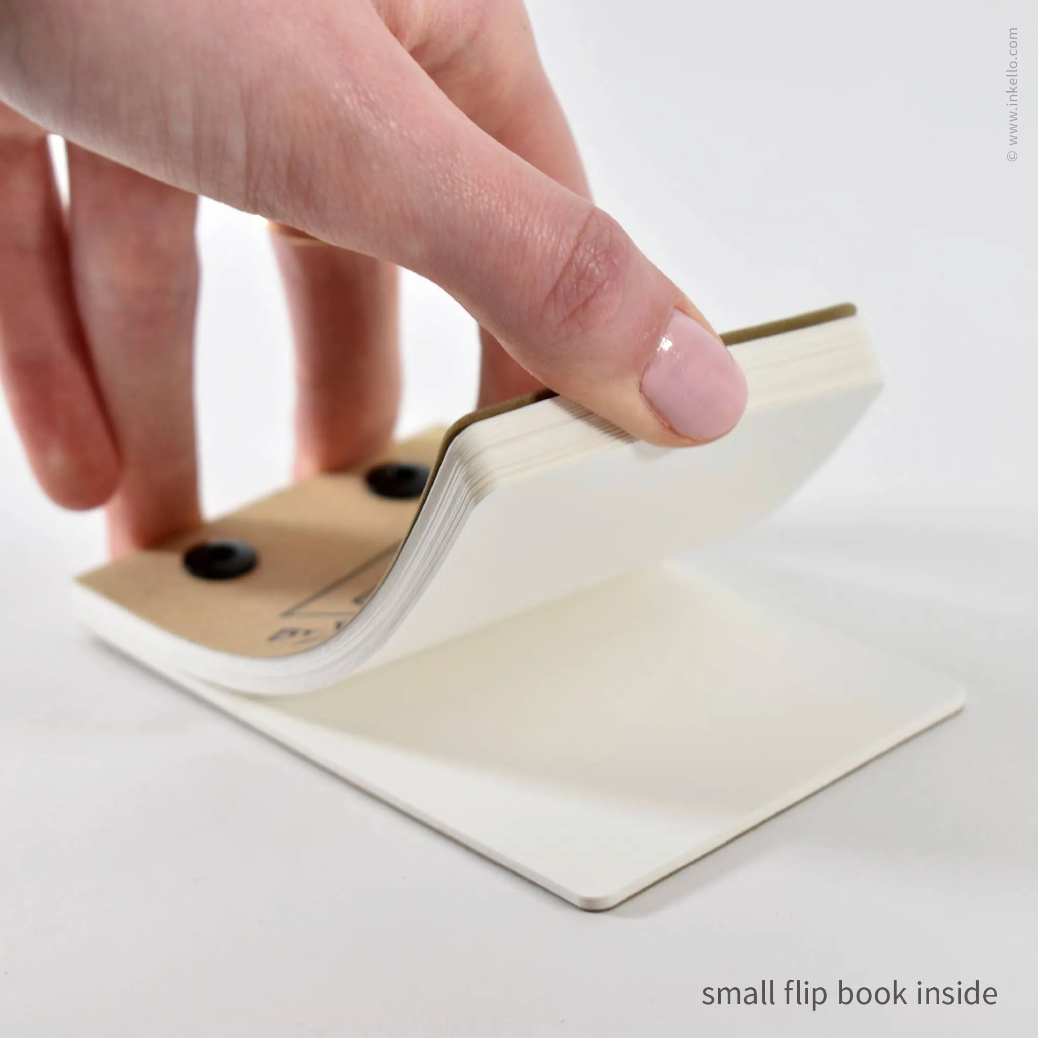 Draw-Your-Own Flip Book   Pencil (#316): Apple Green / Small