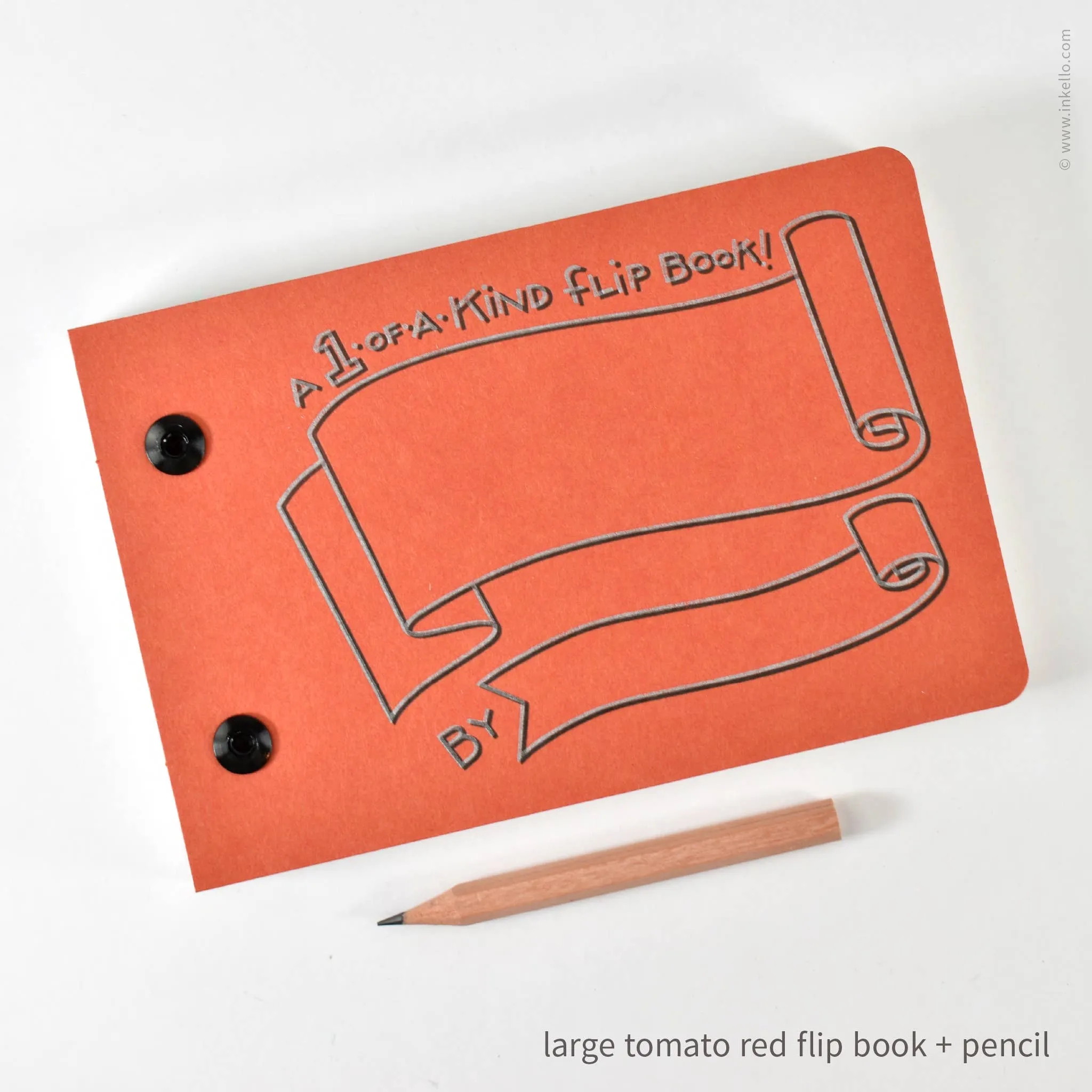 Draw-Your-Own Flip Book   Pencil (#316): Apple Green / Small