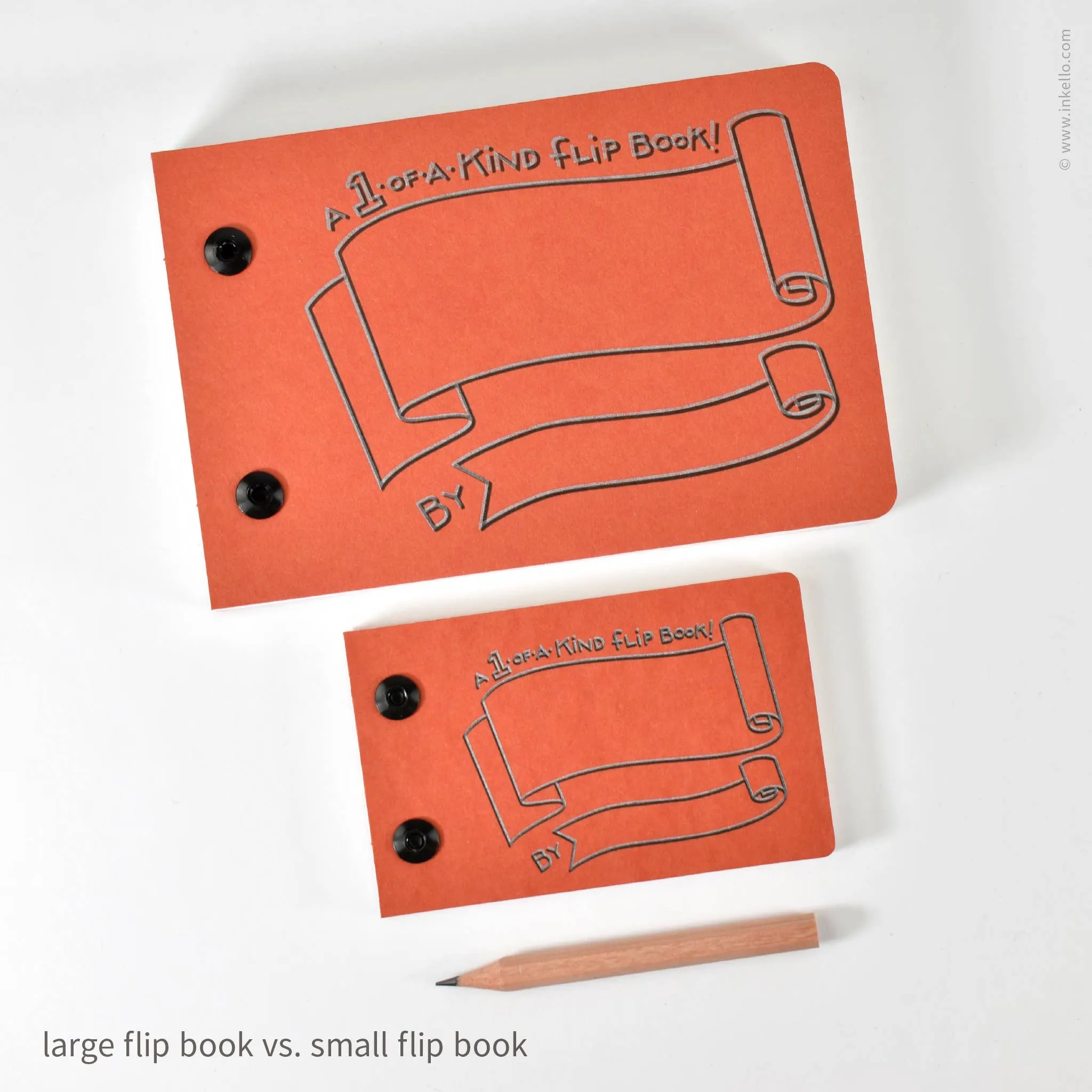 Draw-Your-Own Flip Book   Pencil (#316): Apple Green / Small