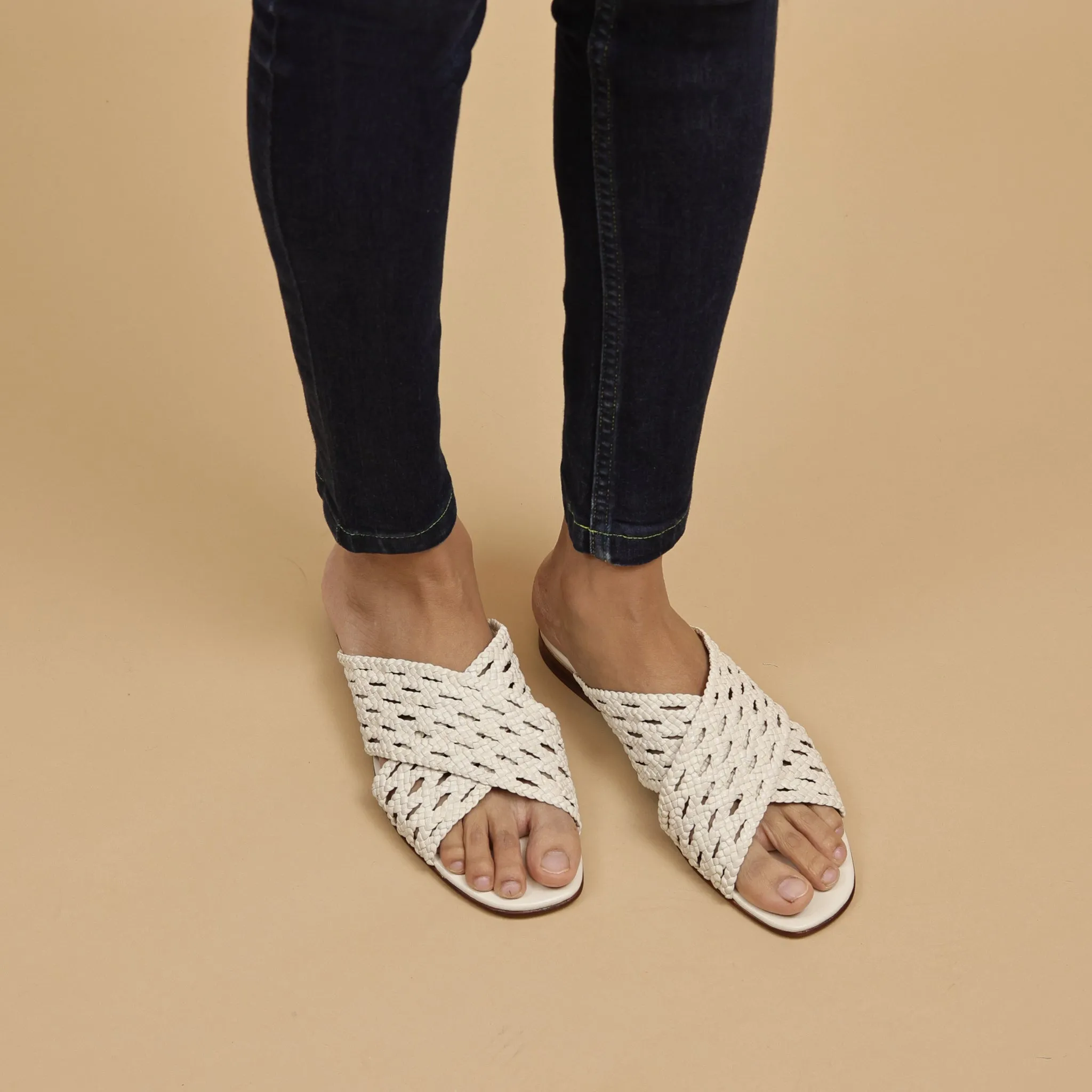 ELODIE 62 SANDAL - OFF WHITE