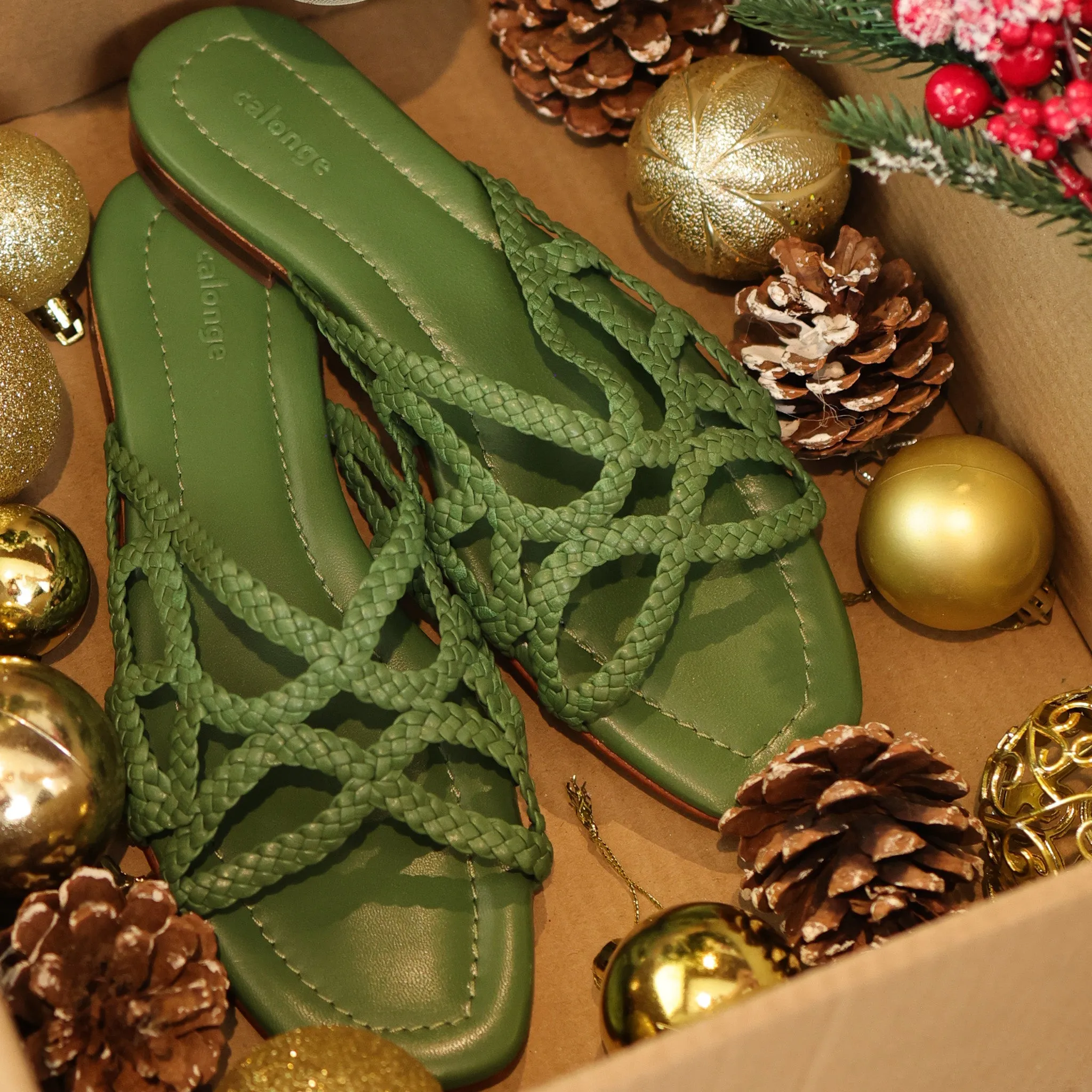 ELODIE 64 SANDAL - GREEN