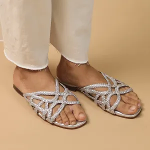 ELODIE 64 SANDAL - SILVER