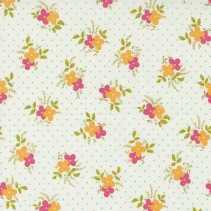 End Bolt Sale* 1 yard 25" cut, Flower Power Easy Breezy Floral Cloud 33713 11