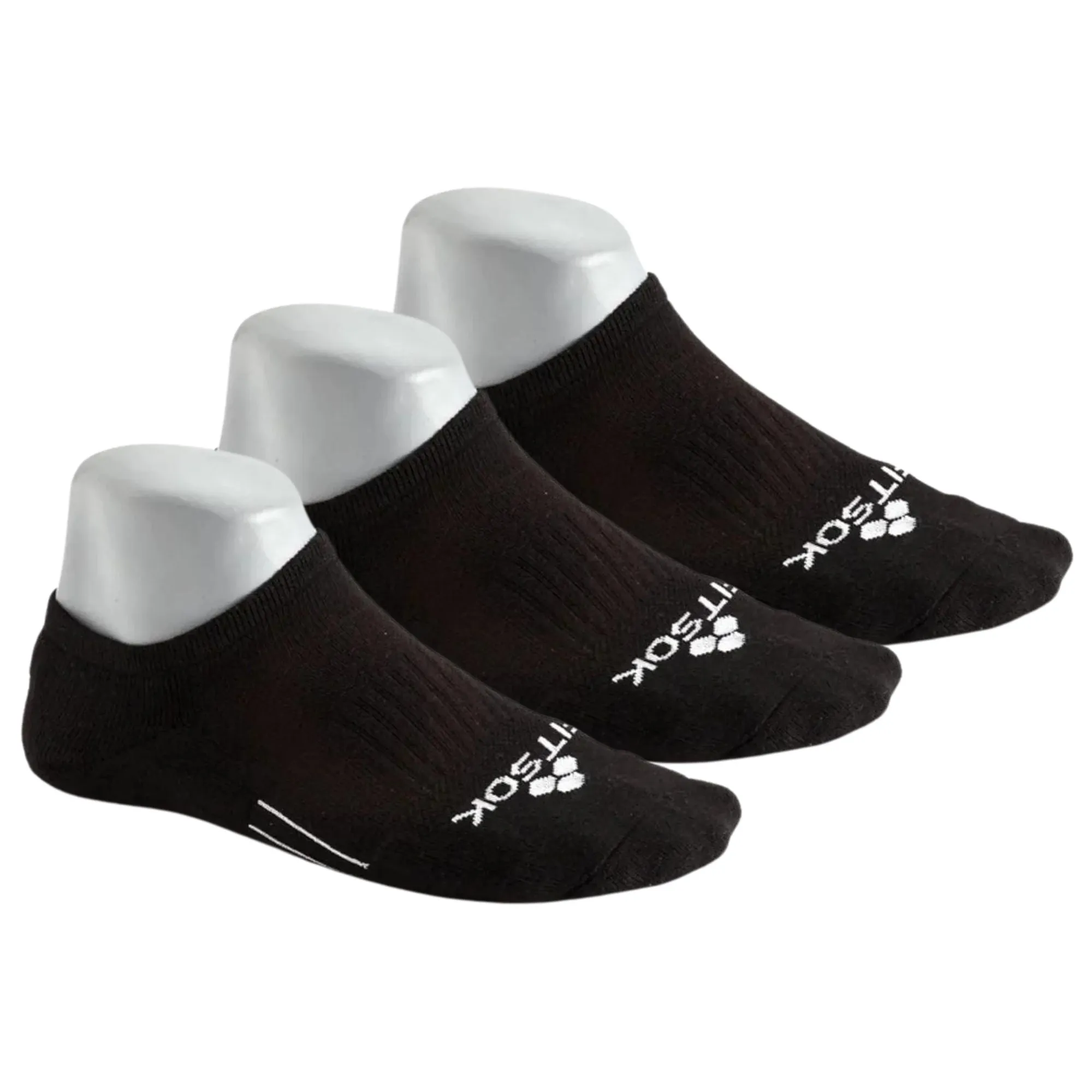 Fitsok CF2 Shadow Yarn No-Show Socks 3-Pack