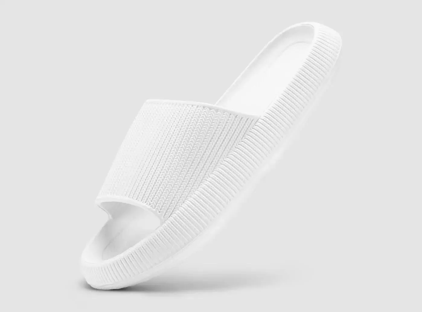 FitVille Women's Cushioning Shock-Absorbing Slip-Resistant Bathroom Slippers
