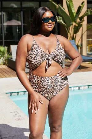 Flatter Your Figure with Marina West Swim Lost At Sea Cutout One-Piece Swimsuit